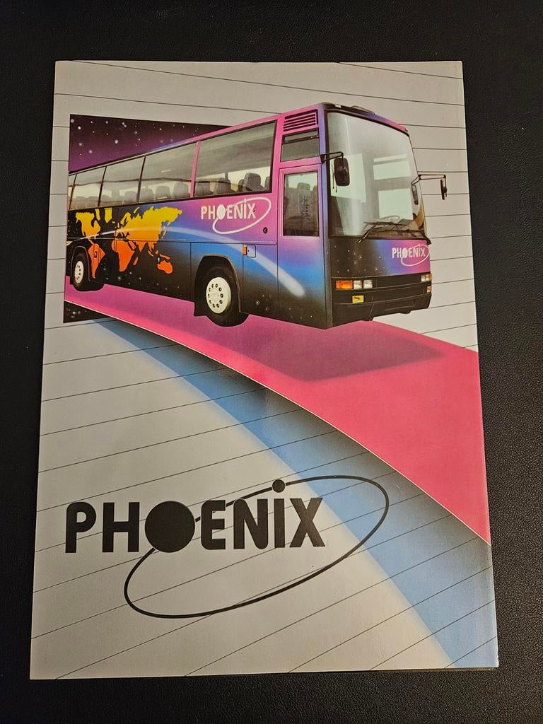 Brochure Hispano Carrocera Phoenix Bus Spanje, Ophalen of Verzenden, Zo goed als nieuw, Overige merken