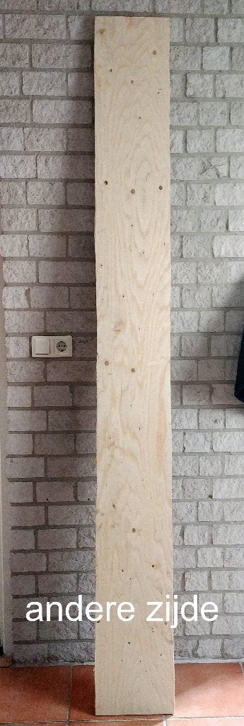 Underlayment plank nieuw 2,1 x 26 x 244 cm, Ophalen, Minder dan 25 mm, Nieuw, 200 tot 250 cm