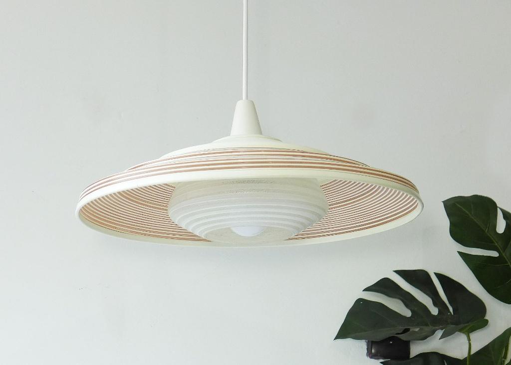 Vintage Hanglamp jaren 60 Rotaflex Lamp Space Age Ufo Retro, Huis en Inrichting, Lampen | Hanglampen, Ophalen of Verzenden, Gebruikt