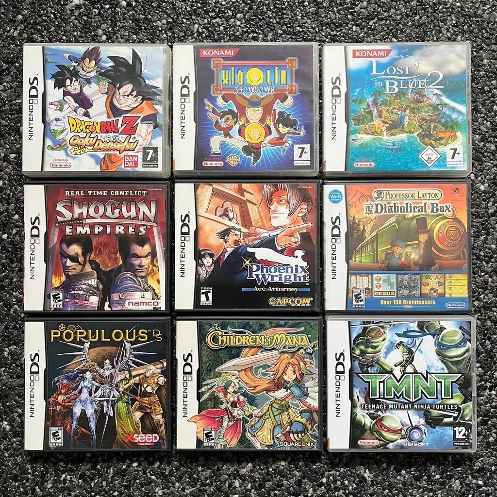 9 TOP Titels Voor Nintendo DS/2DS/3DS, Spelcomputers en Games, Games | Nintendo DS, Zo goed als nieuw, 1 speler, Vanaf 12 jaar
