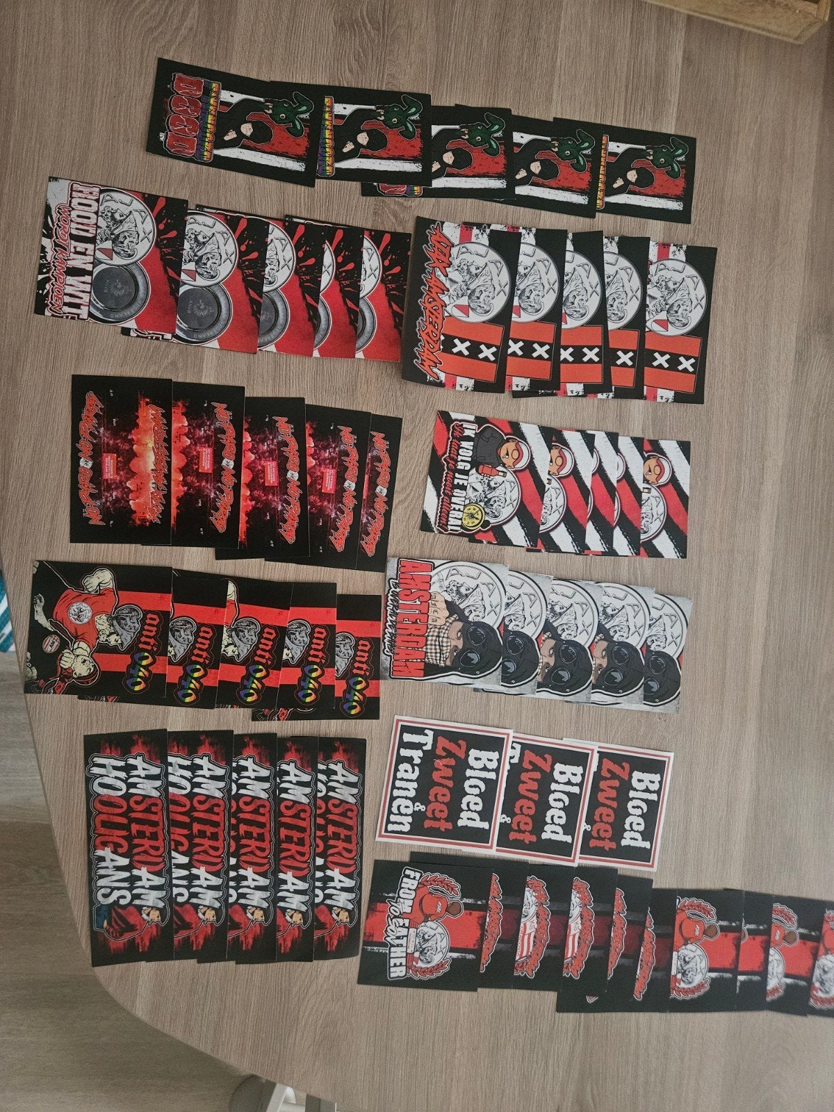 Ajax Amsterdam KS Cracovia Sticker 50 stuks, Ophalen of Verzenden