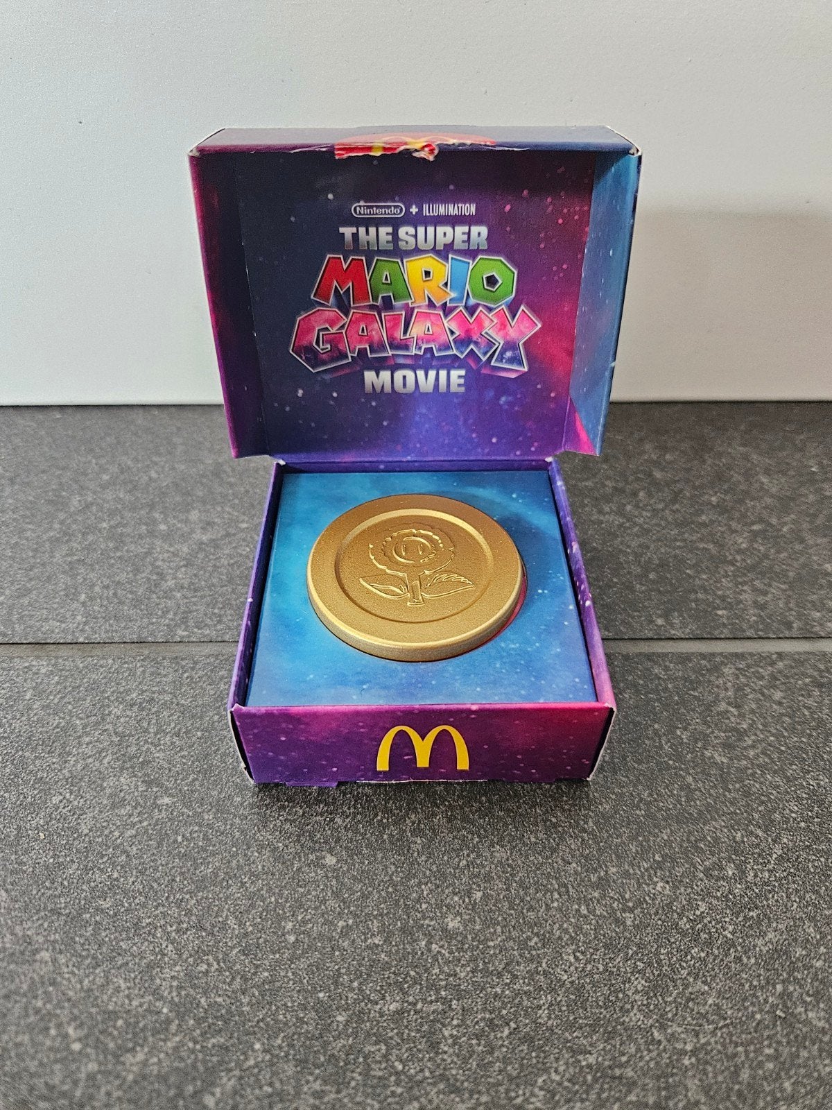Mc Donalds Super Mario Galaxy Movie munt., Ophalen of Verzenden, Zo goed als nieuw