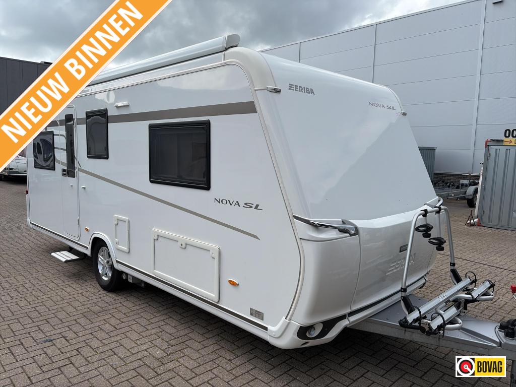 Eriba Nova SL 530 2017 zeer compleet!, Caravans en Kamperen, Caravans, Bedrijf, 6 tot 7 meter, Eriba, 1250 - 1500 kg