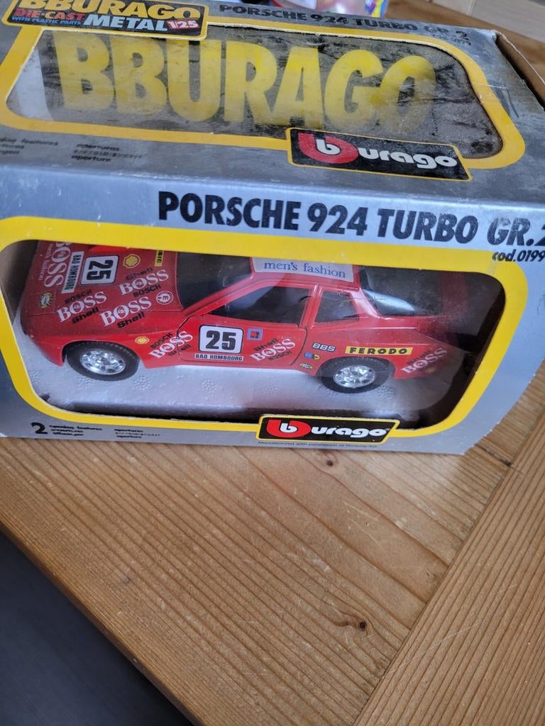 Porsche 924 trubo, Auto, Burago, Burago, Nieuw