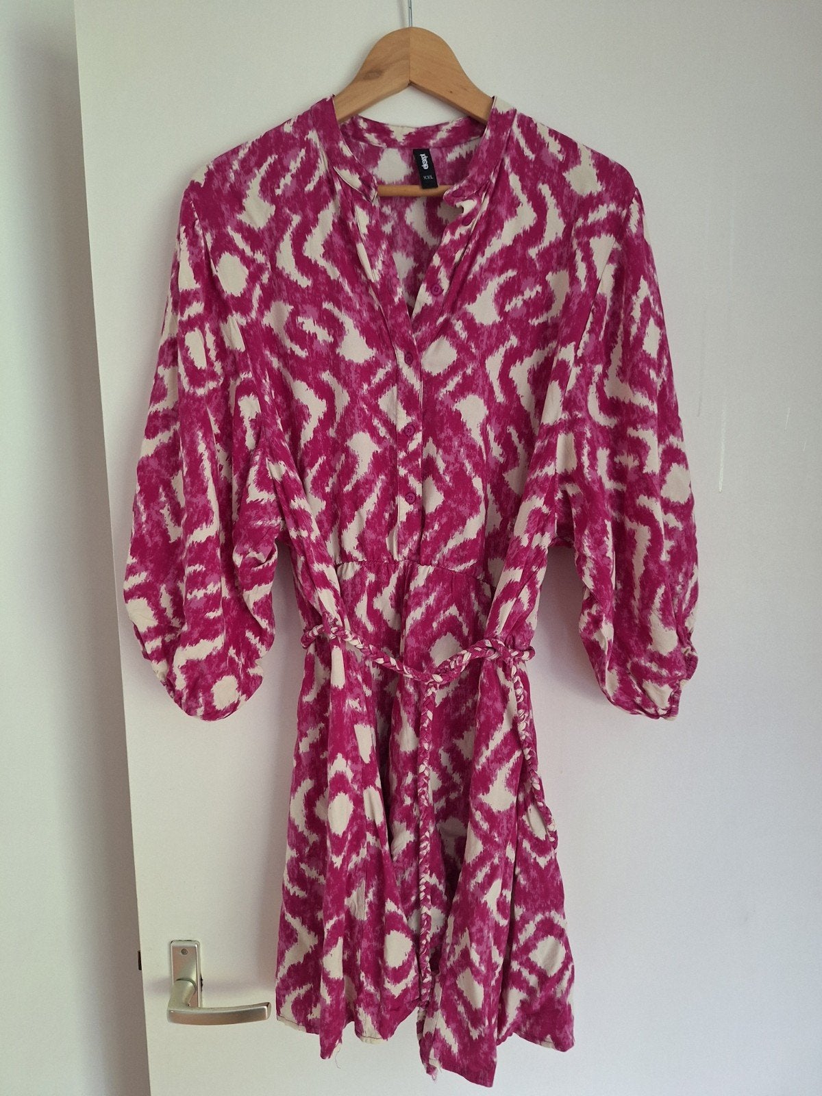 Shoeby Tuniek/Jurk XXL - Roze/Wit Print, Kleding | Dames, Maat 46/48 (XL) of groter, Ophalen of Verzenden, Zo goed als nieuw, Roze