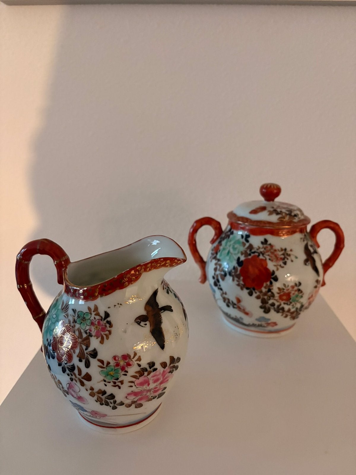 Antiek Japans Kutani set Taishoperiode 1920, Ophalen of Verzenden