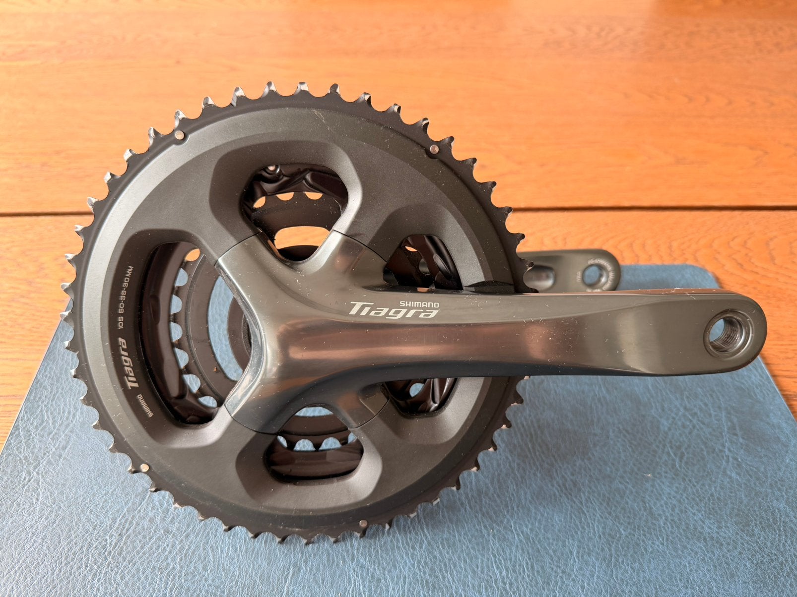 Shimano Tiagra triple crankstel (50/39/30T) 172.5mm, Zo goed als nieuw, Aluminium, Racefiets, Ophalen