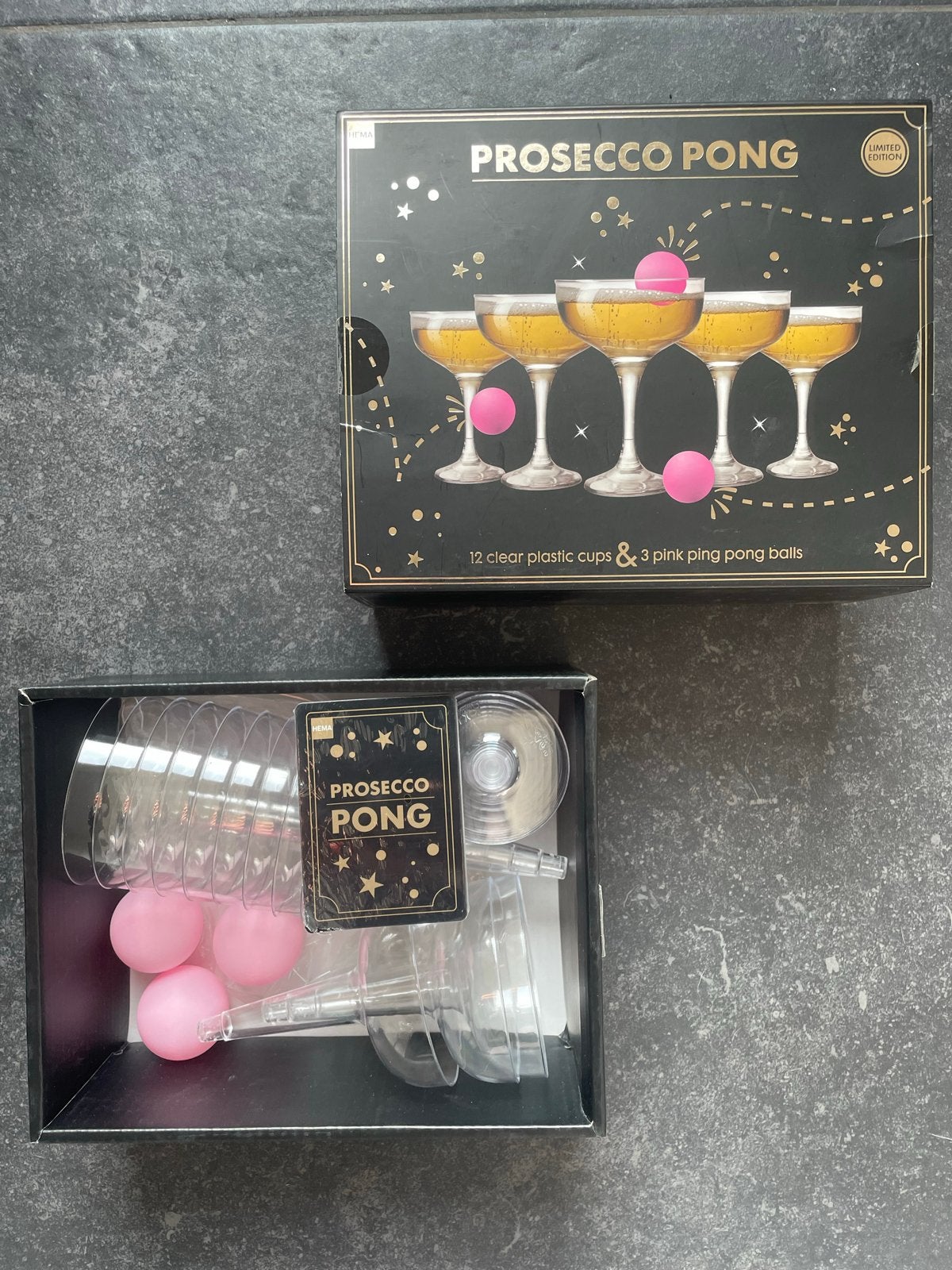 Prosecco Pong Spel, Ophalen of Verzenden, Nieuw, Feestartikel, Verjaardag