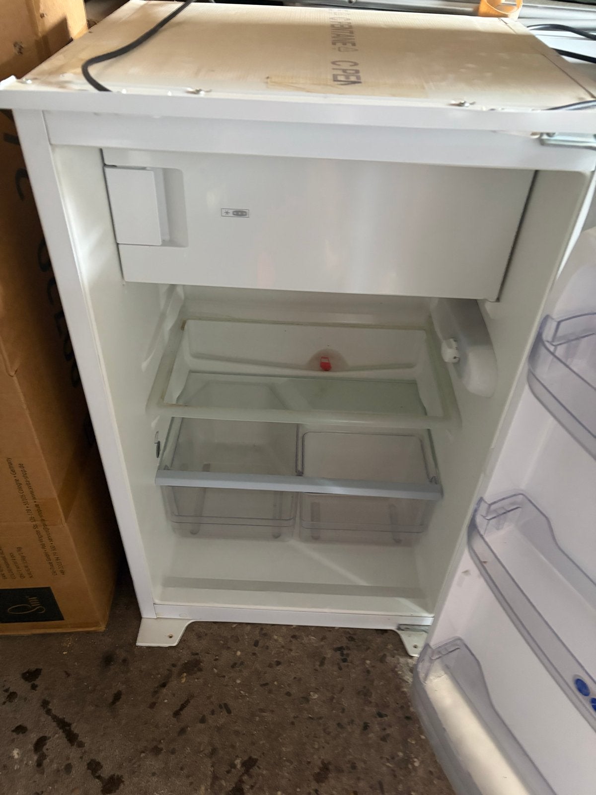 Inbouw koelkast whirlpool, Gebruikt, 75 tot 100 liter, 45 tot 60 cm, Met vriesvak