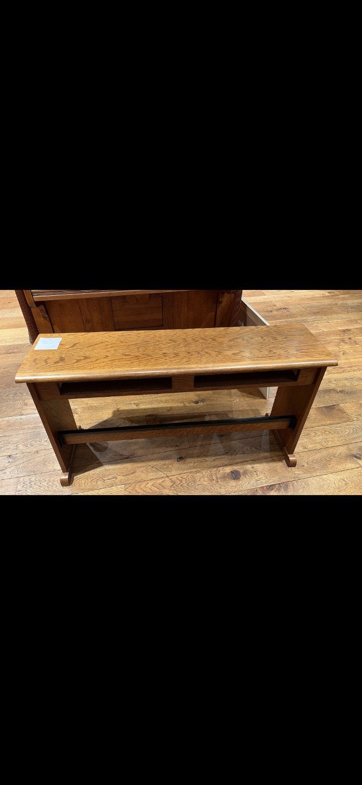 Massief houten orgelbank, Ophalen of Verzenden, 1 klavier, Orgel