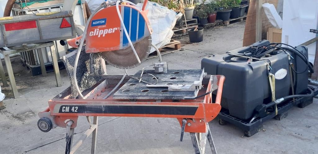 zaagtafel clipper, Doe-het-zelf en Verbouw, Gereedschap | Zaagmachines, Ophalen, Gebruikt, Cirkelzaag, Norton Clipper