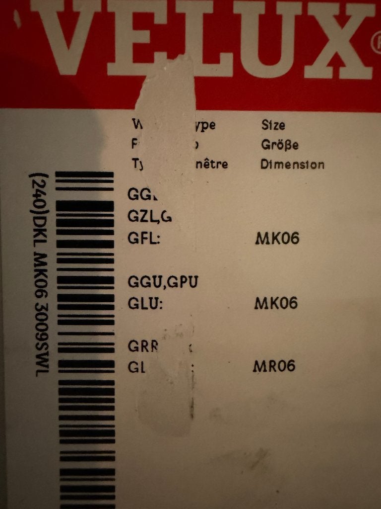 VELUX Verduisterend rolgordijn - DKL MK06 3009SWL 78x118 cm, Rolgordijn, Verduisterend, Nieuw, Ophalen of Verzenden