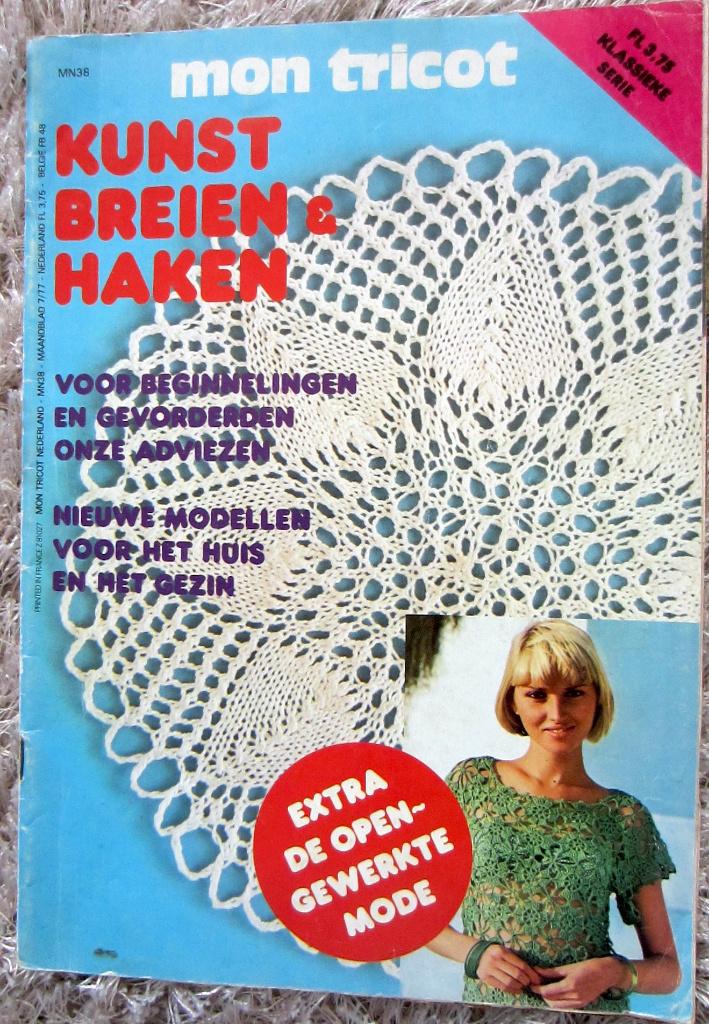 mon tricot MN38 kunsthaken en breien, Verzenden, Gebruikt, Breien of Haken, Patroon of Boek