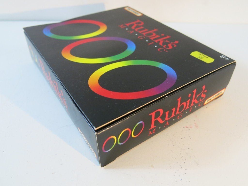 Vintage Rubik's Magic Puzzel (1986) – Matchbox Editie, Verzamelen, Ophalen of Verzenden, Zo goed als nieuw