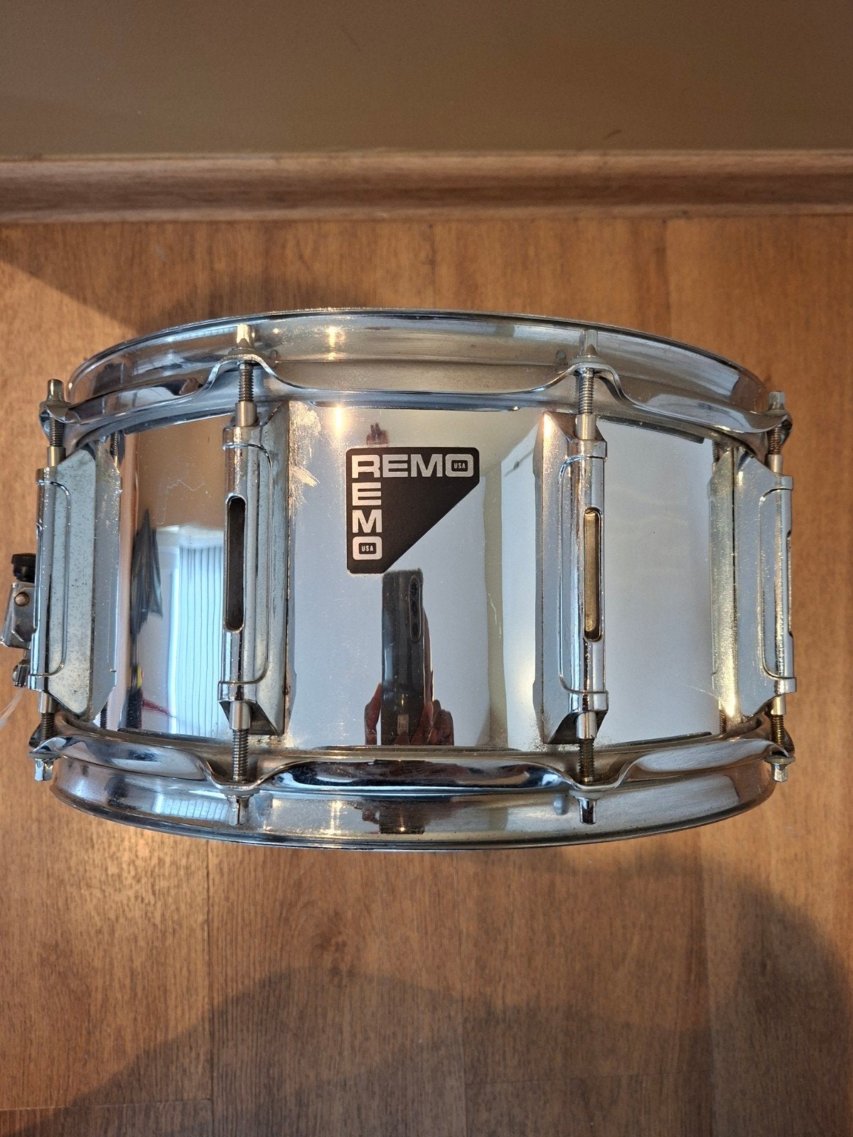 Remo Quadura 14" x 6,5" snaredrum 10 lugs voor drumstel, Ophalen of Verzenden, Gebruikt, Drums of Percussie