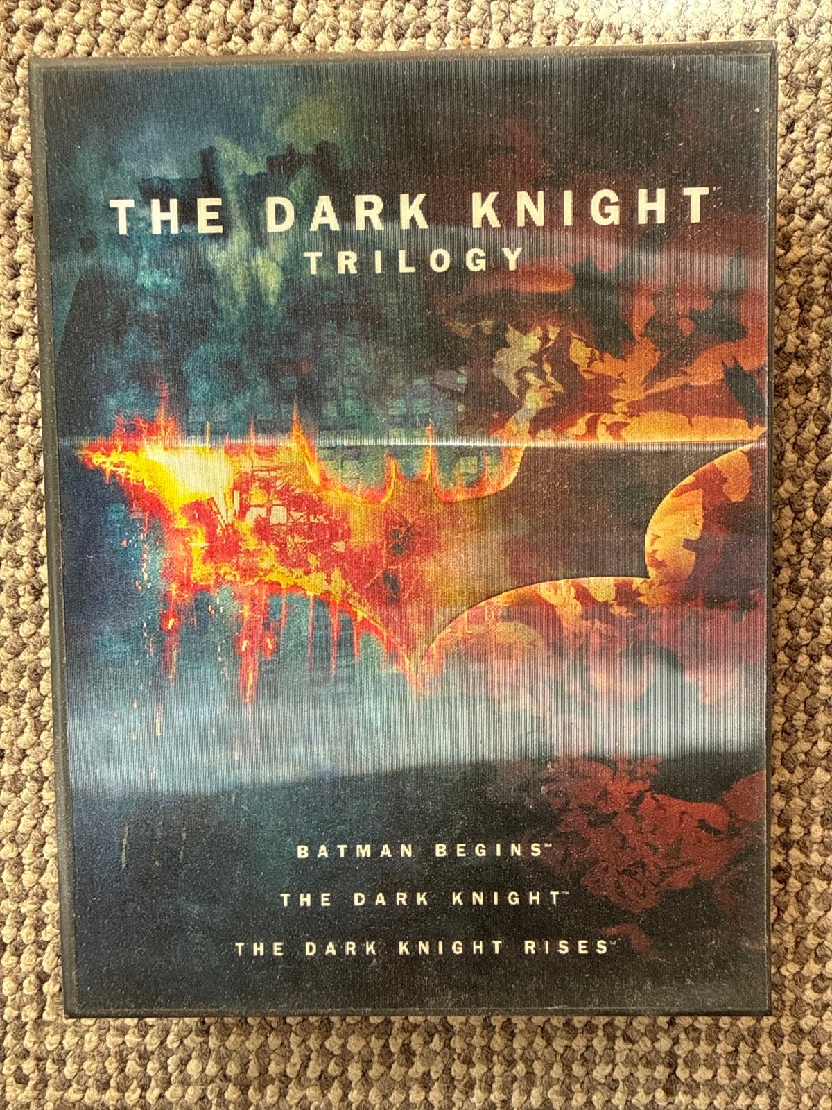The Dark Knight Trilogie - 6 DVD's met boekje, Cd's en Dvd's, Engels, Nederlands, Ophalen of Verzenden, Zo goed als nieuw