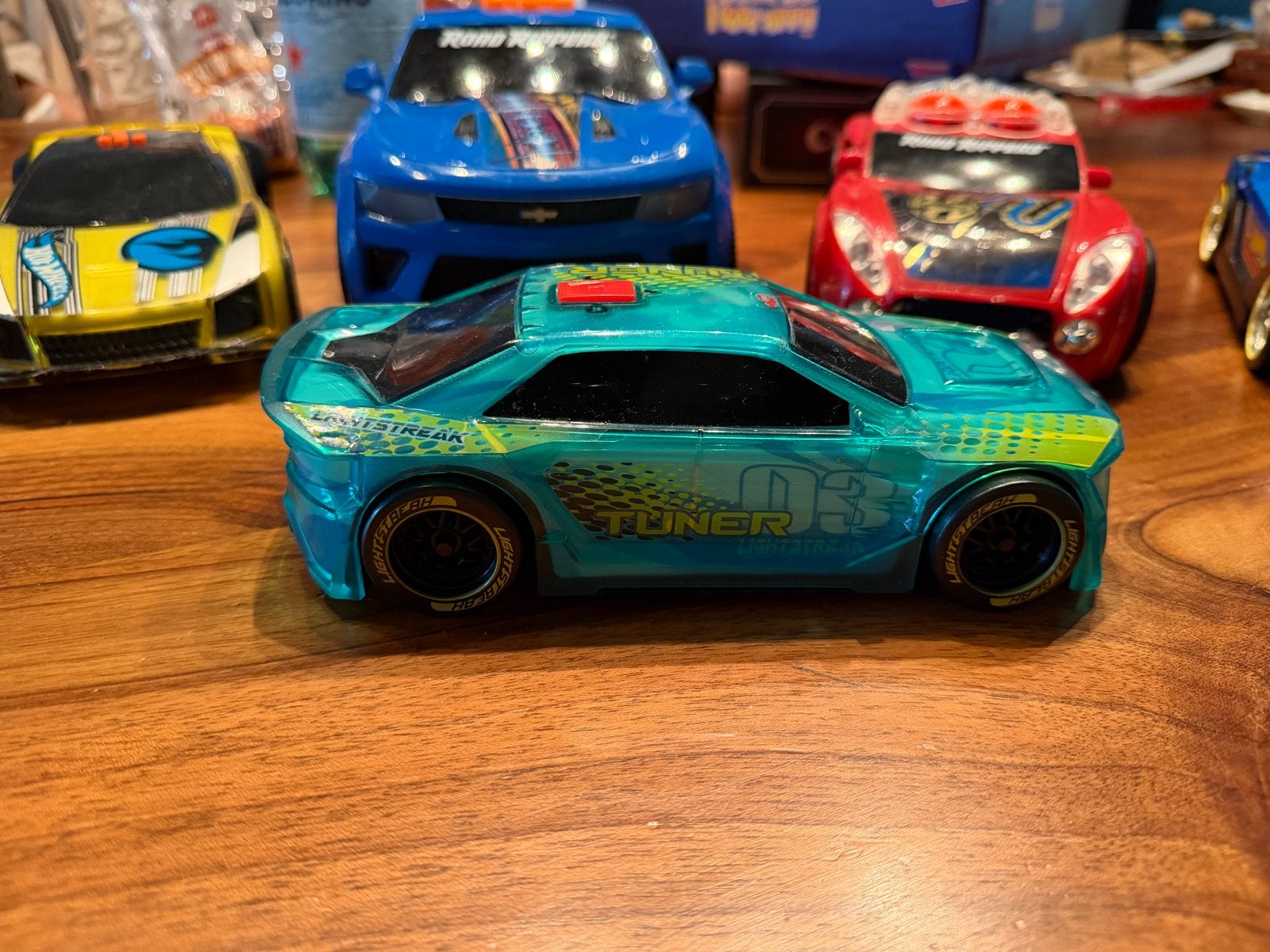 Hot Wheels Road Rippers Light Streak Tuner Speelgoedauto, Kinderen en Baby's, Speelgoed | Speelgoedvoertuigen, Ophalen, Gebruikt