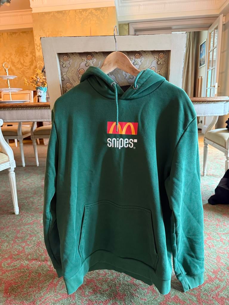 Groene Snipes hoodie met McDonald's logo, Ophalen of Verzenden, Gedragen, Overige maten, Groen