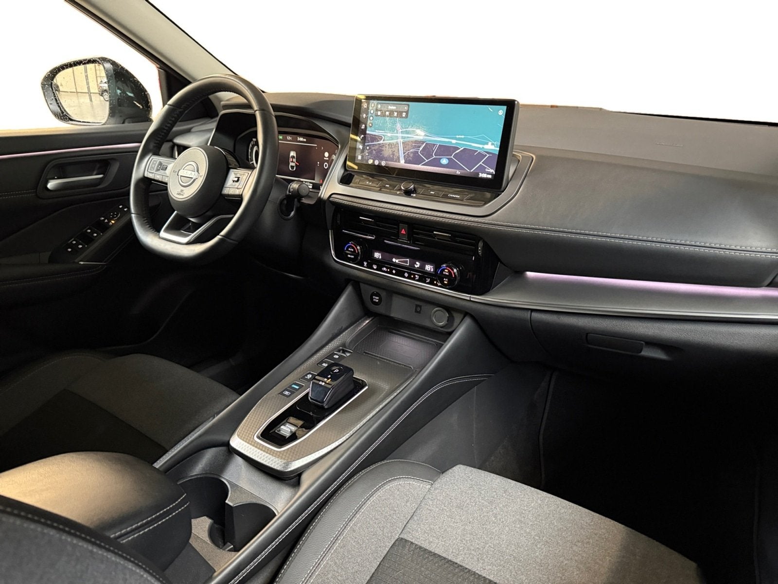 Nissan QASHQAI 1.5 e-Power N-Connecta I 360 Camera I Navi I, Stof, 190 pk, Wit, Bedrijf