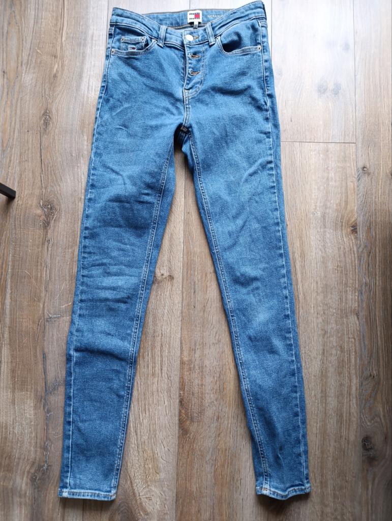 Tommy Hilfiger dames jeans W27 L32, Blauw, Nieuw, Ophalen of Verzenden, W27 (confectie 34) of kleiner
