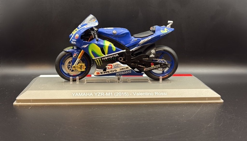 Yamaha YZR-M1 2015 Valentino Rossi #46 Movistar schaal 1:18, Ophalen of Verzenden, Zo goed als nieuw, Motor, Maisto