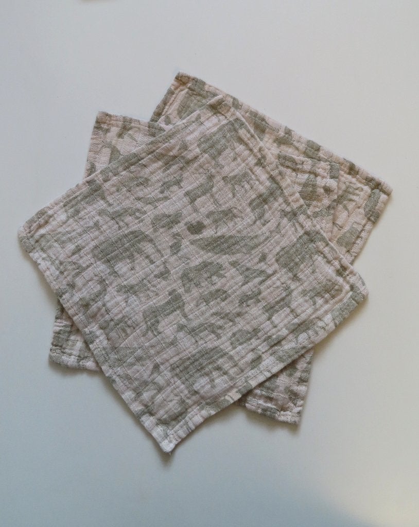 Set van 3 Hydrofiele Monddoekjes Animals Jollein 31x31 (L45), Kinderen en Baby's, Ophalen of Verzenden, Zo goed als nieuw, Overige typen