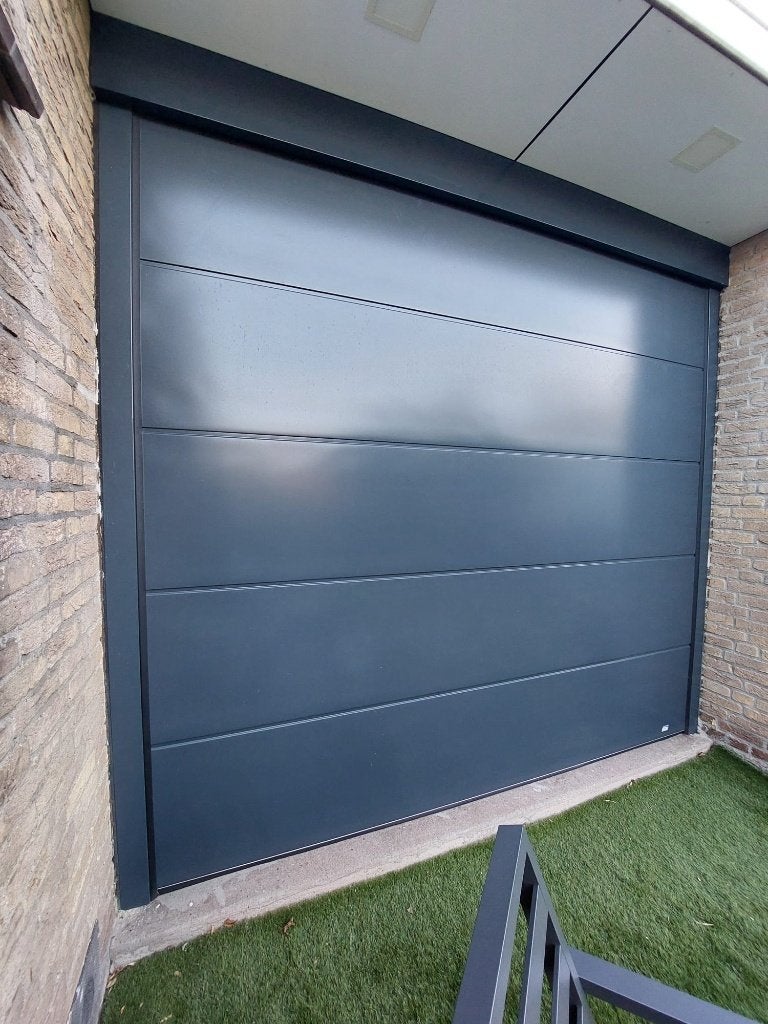 te koop elektrische garagedeur, Ophalen, Garagedeur, Zo goed als nieuw, 120 cm of meer