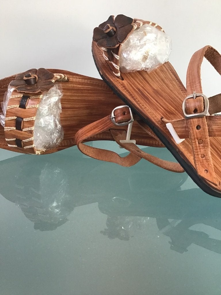 Bruine sandalen 38 | Leer | Boho | Gratis verzenden, Bruin, Verzenden, Nieuw, Sandalen of Muiltjes