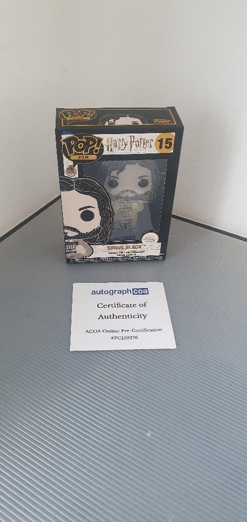 Funko pop Sirius Black gesigneerd door acteur Gary Oldman, Verzamelen, Ophalen of Verzenden, Nieuw, Beeldje of Buste