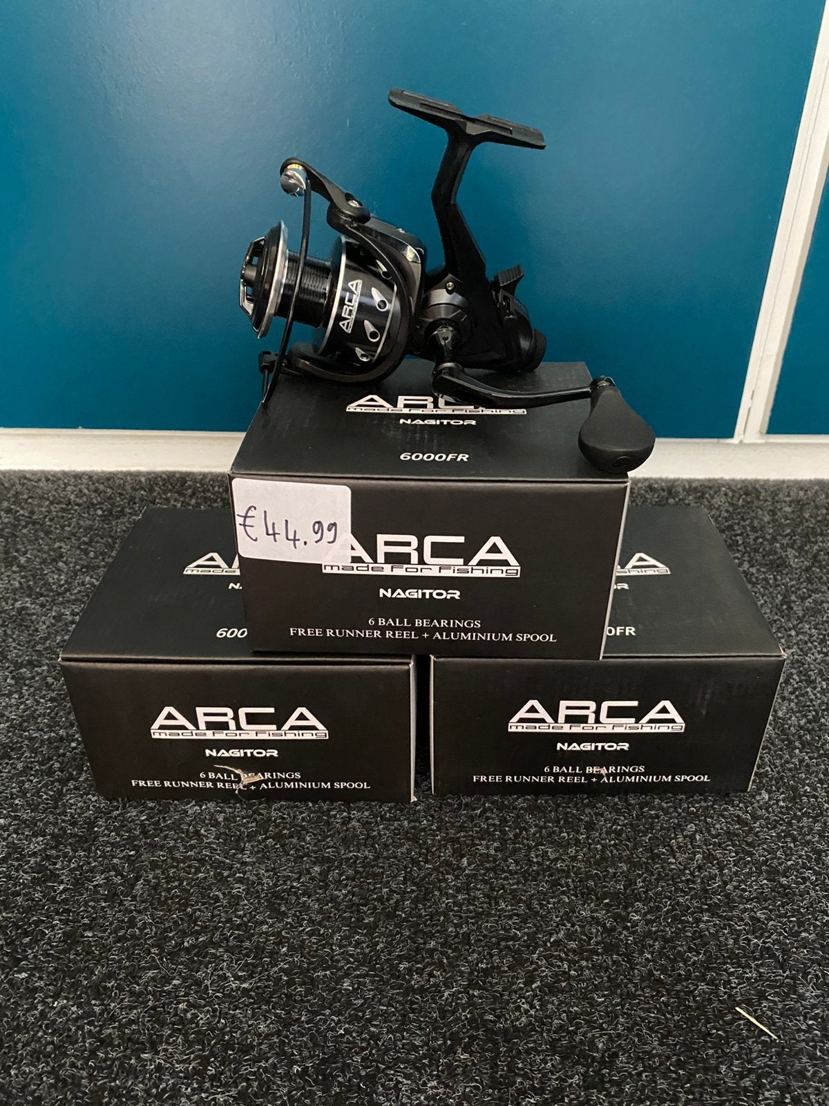 OPRUIMING 3x Arca Nagitor 6000 Baitrunner weg=weg, D, Molen, Nieuw, Ophalen of Verzenden