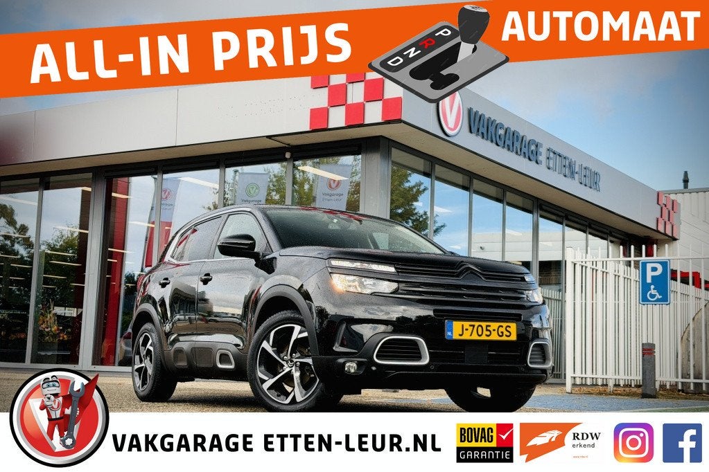 Citroën C5 Aircross 1.2 Business | TREKHAAK | CAMERA | STOE, Auto's, Automaat, 12 maanden, Stof, Gebruikt