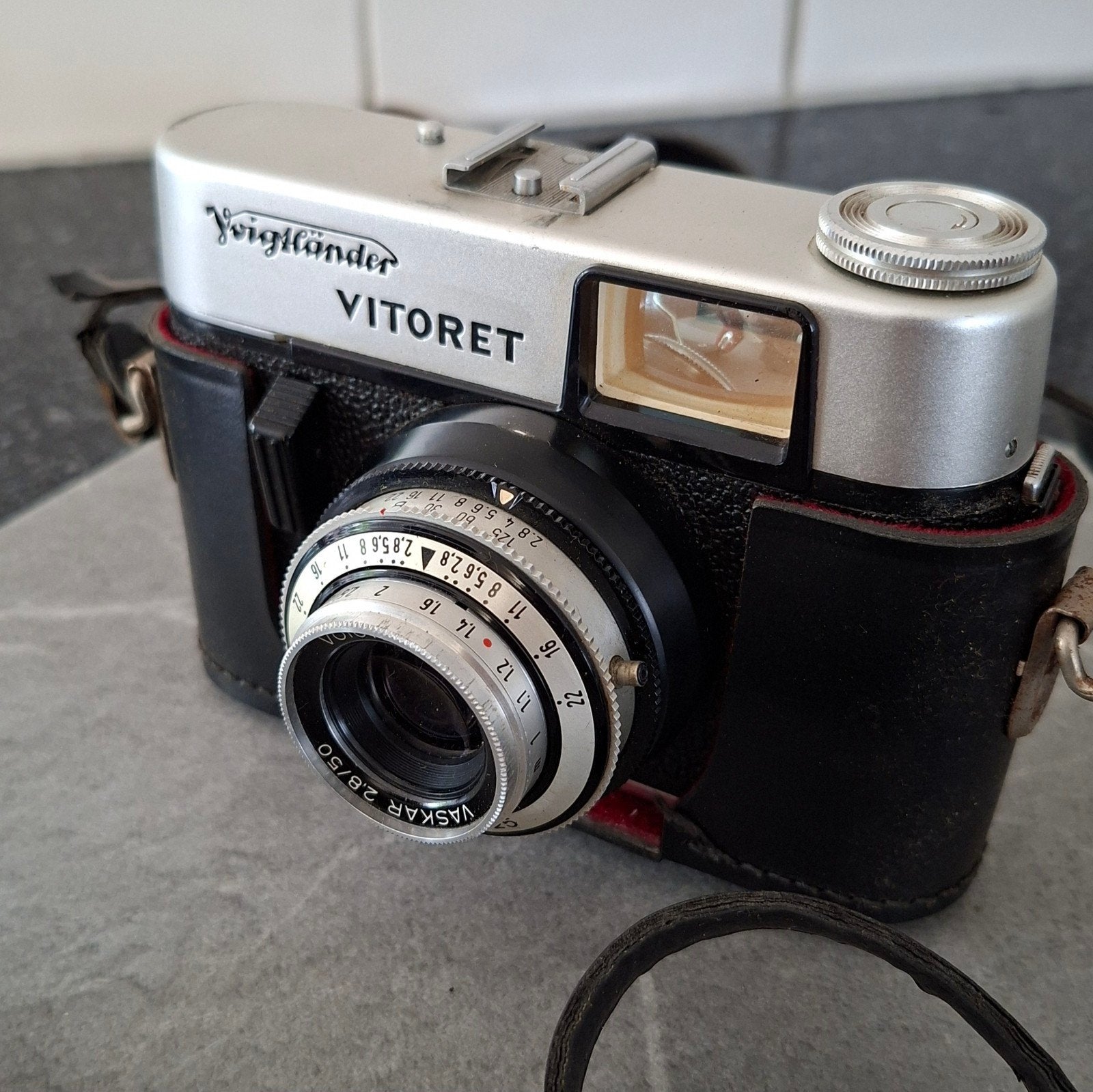 Voigtländer Vitoret camera met Fodor lichtmeter, Ophalen, Gebruikt, Compact, Overige Merken