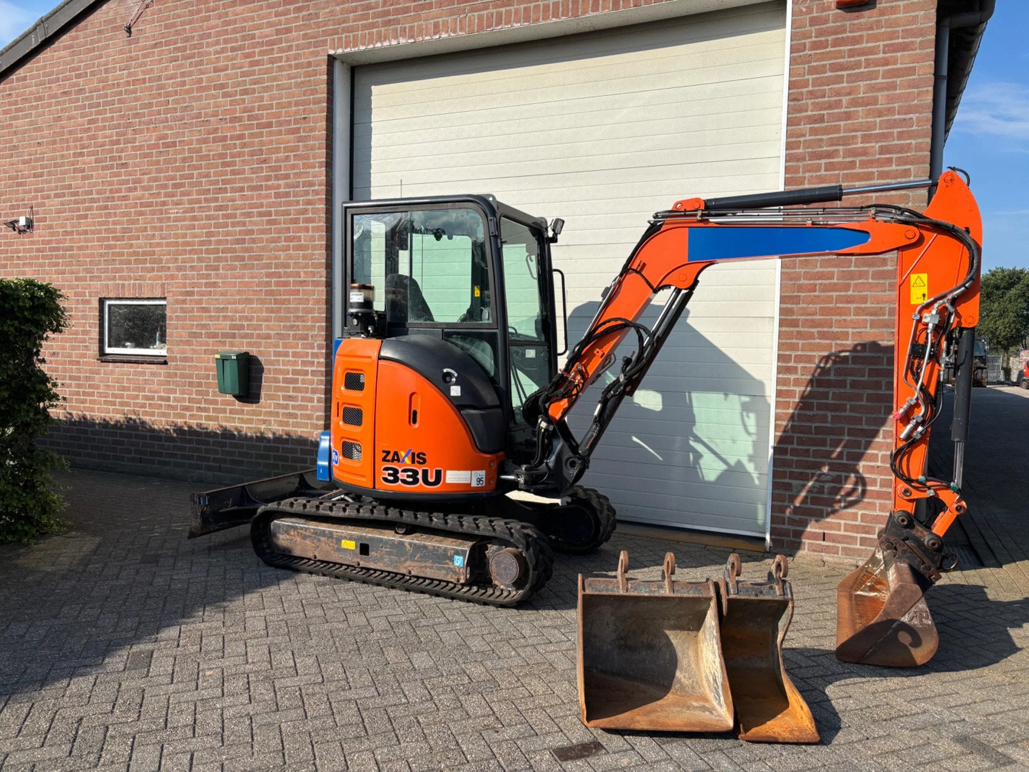 Hitachi ZX33U-5A CLR Minigraver graafmachine Sloop/Sorteer, Graafmachine