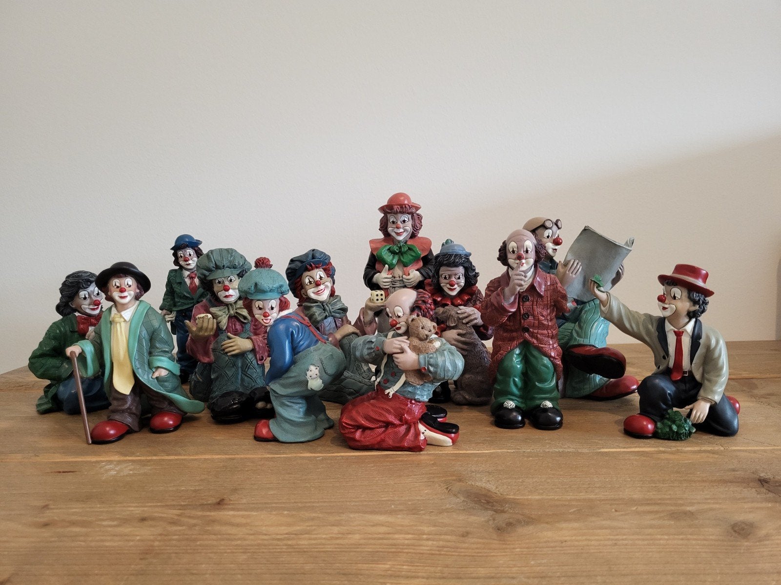 12 Gilde Clowns beeldjes - Comedy Collection, Ophalen, Zo goed als nieuw