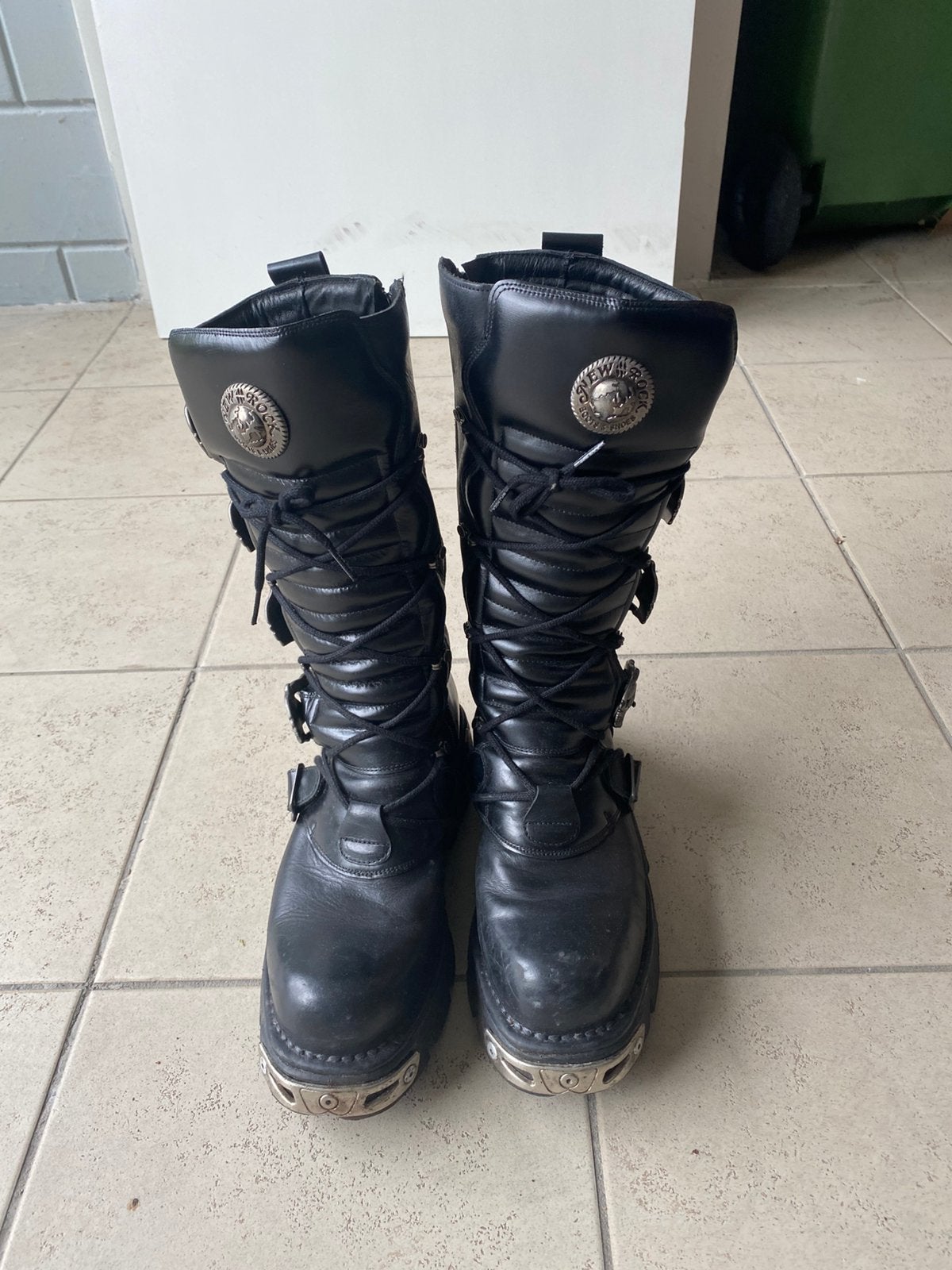 New Rock laarzen heren maat 43, Kleding | Heren, Schoenen, Ophalen, Zo goed als nieuw, Zwart, Boots
