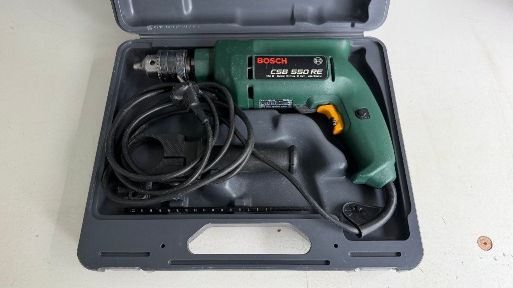 Bosch CSB 550 RE boormachine *GEBRUIKT*, Ophalen of Verzenden, Gebruikt, 400 tot 600 watt, Boormachine