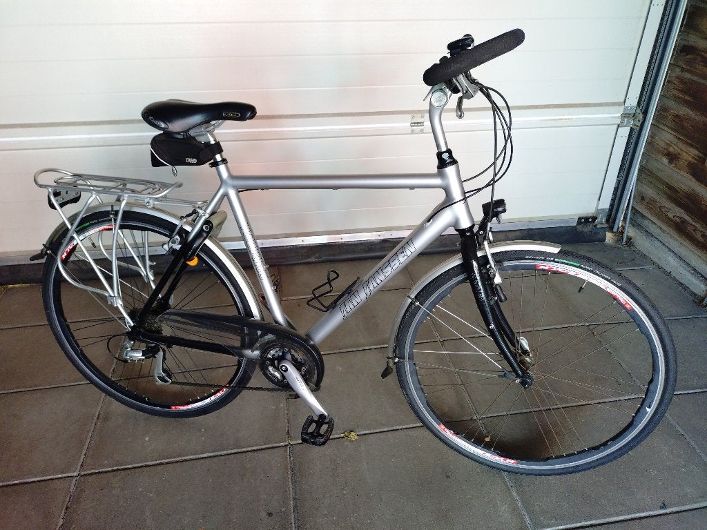 Jan Janssen heren fiets, 28 inch, Gebruikt, Meer dan 20 versnellingen, Ophalen