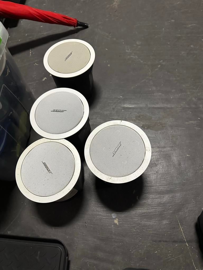 Bose Freespace Inbouw Speakers - Set van 4, Gebruikt, Overige typen, Ophalen of Verzenden, Bose
