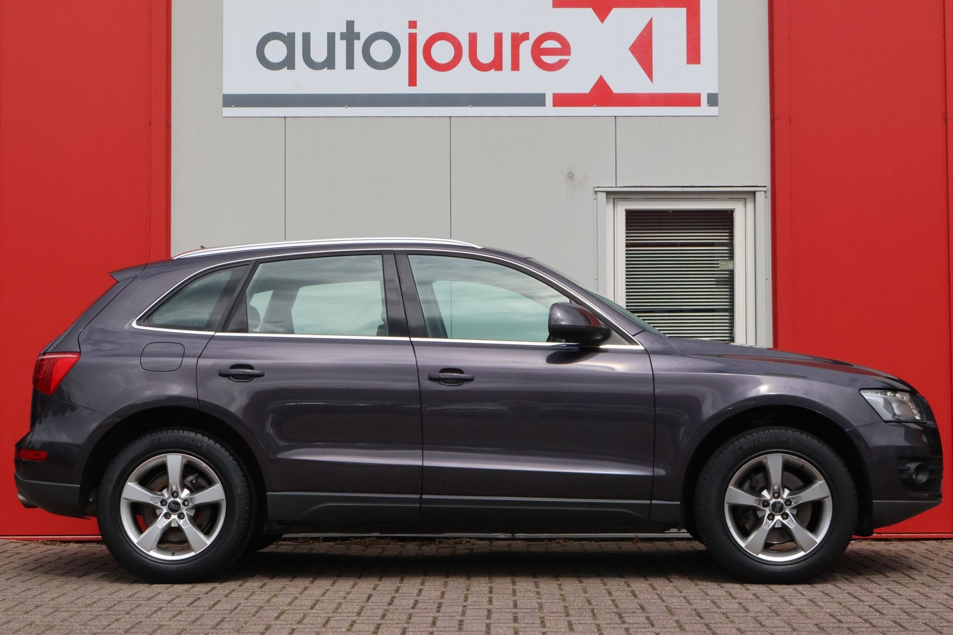 Audi Q5 3.2 FSI quattro Pro Line (bj 2009, automaat), Auto's, Audi, Gebruikt, Zwart, Automatische klimaatregeling, Bedrijf