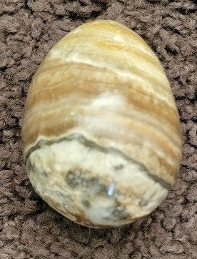 Ei van Agaat mineraal Madagaskar, Verzamelen, Mineralen en Fossielen, Ophalen of Verzenden