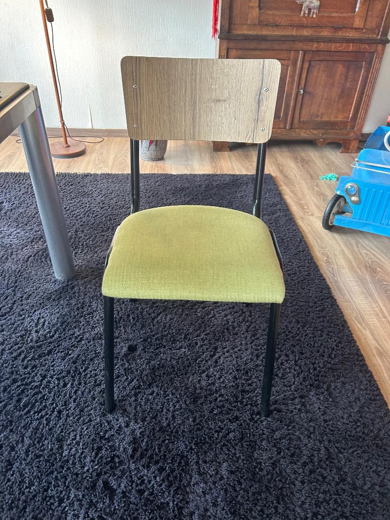 stoelen, Huis en Inrichting, Ophalen, School, Blauw, Zo goed als nieuw