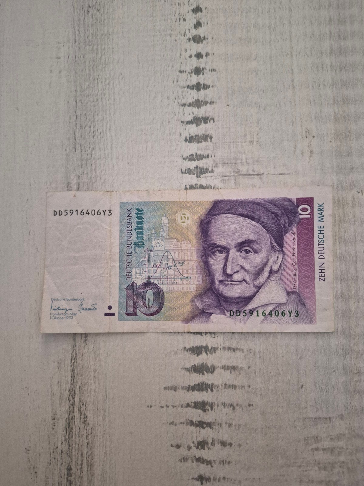 10 Duitse Mark biljet - 1993, Ophalen of Verzenden, Duitsland