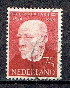 Nederland 1954 643 H.P. Berlage Architect UTRECHT-STATION, Verzenden, Gestempeld, Overige thema's