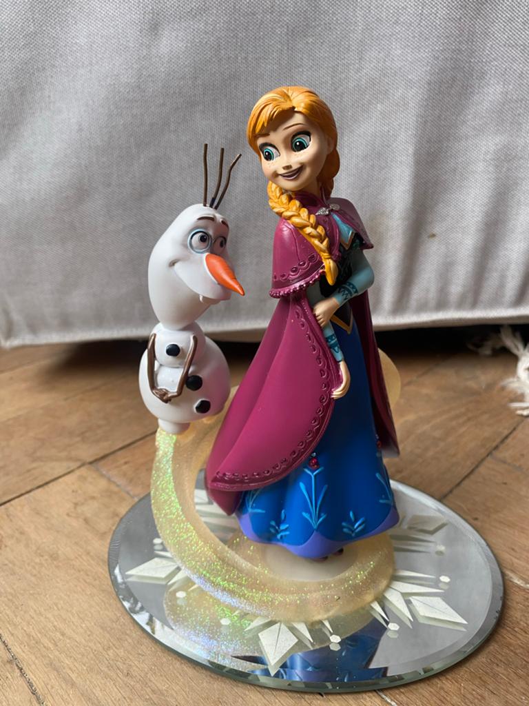 Disney Frozen Anna en Olaf beeldje, Ophalen of Verzenden, Zo goed als nieuw