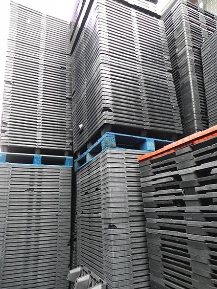 kunststof pallets voor doeleinden voortent vloer, Caravans en Kamperen, Ophalen, Gebruikt