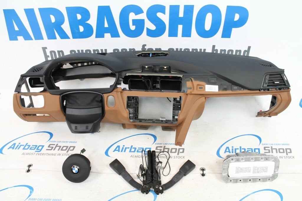 Airbag set - Dashboard M HUD bruin BMW 4 serie F32 F33 F36, Gebruikt, Ophalen of Verzenden