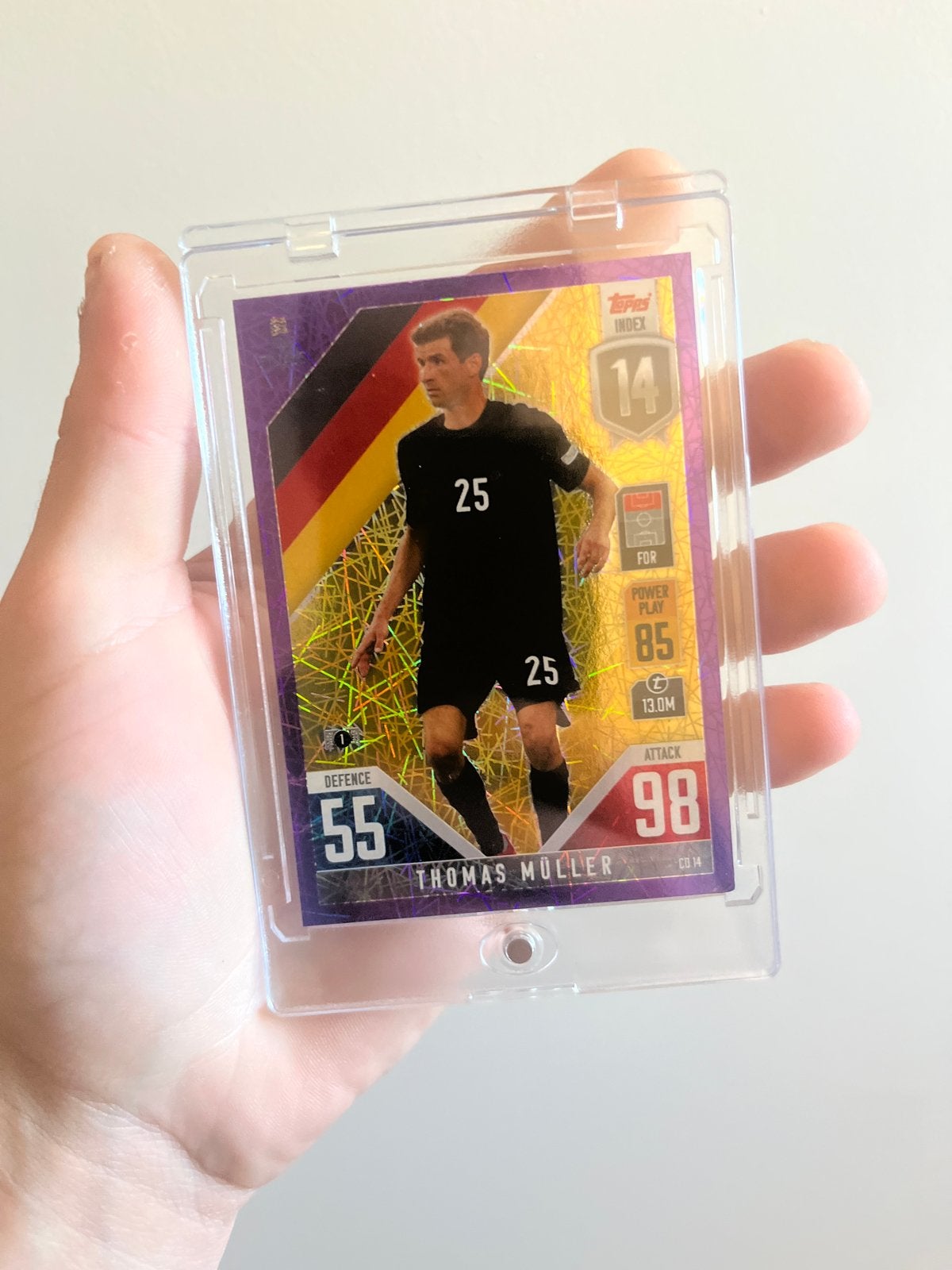 Thomas Müller Topps Match Attax 101 kaart, Ophalen of Verzenden, Zo goed als nieuw, Buitenlandse clubs, Spelerskaart