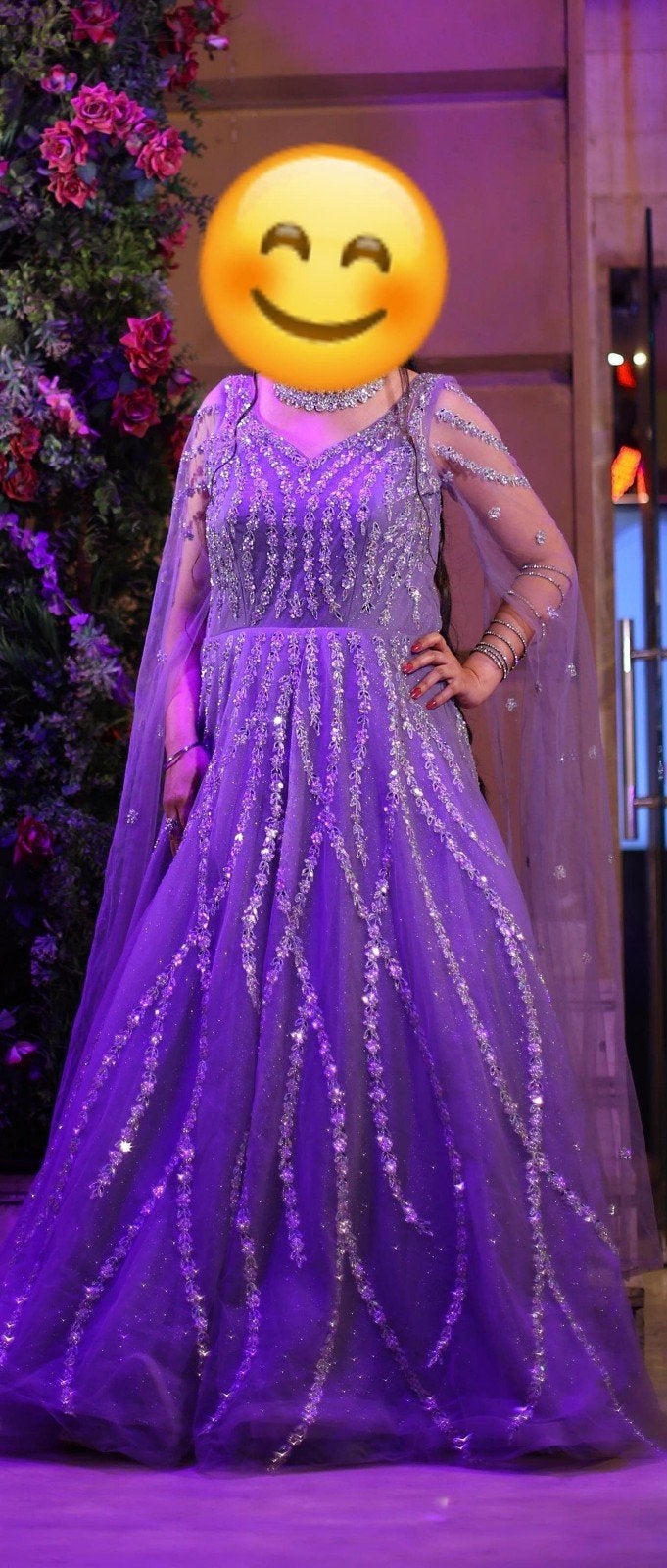 Verlovingsjurk/galajurk/Engagement Dress maat 38, Custom Made, Ophalen, Zo goed als nieuw, Maat 38/40 (M)