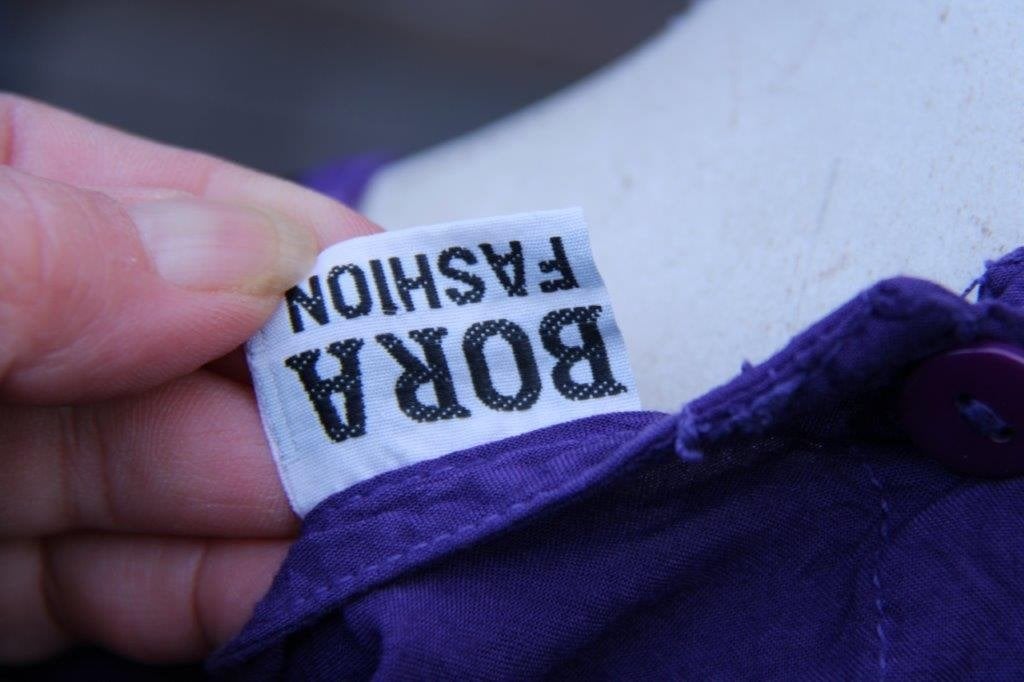 Jurk donkerpaars Bora FAshion mt XL Vaste prijs, Kleding | Dames, Bora, Paars, Maat 46/48 (XL) of groter, Ophalen of Verzenden