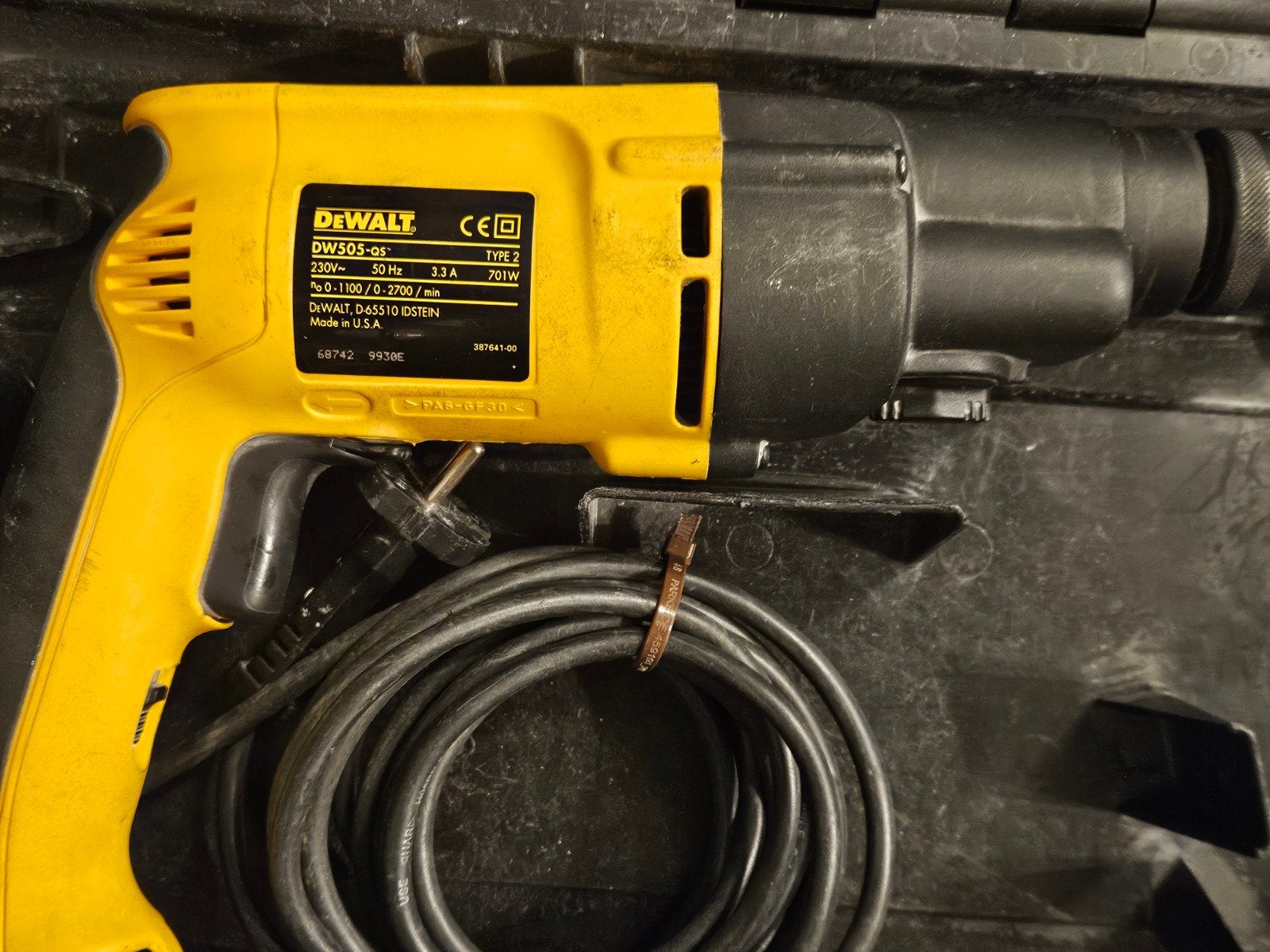 Super werkende DEWALT klopbormachine voor beton € 50, Ophalen of Verzenden